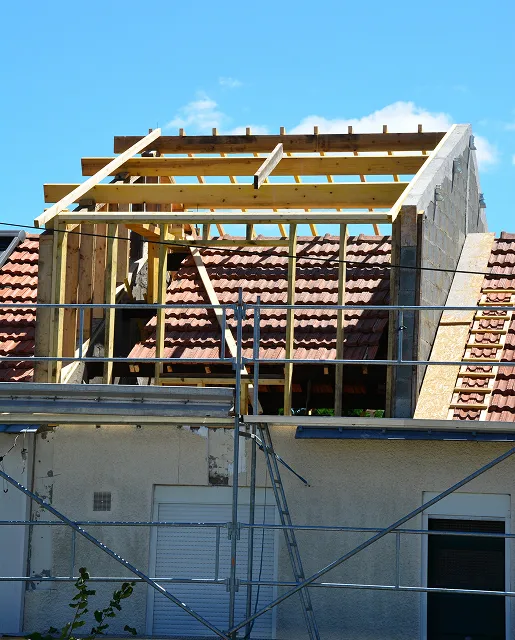 surélévation ossature bois à Eaubonne près d'Argenteuil dans le Val d'Oise 95